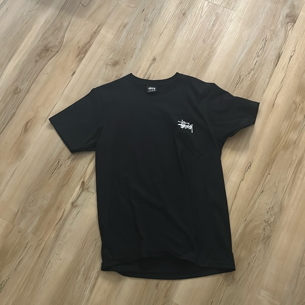 Black stussy t shirt